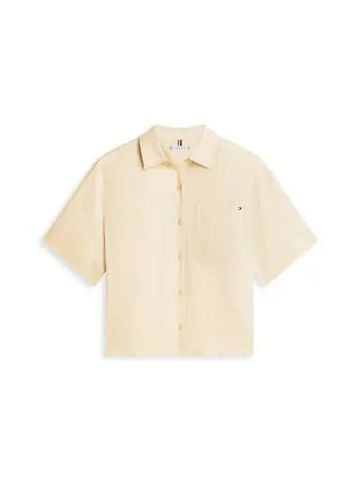 Tommy Hilfiger - Áo Sơ Mi Nữ Essential Linen SS Shirt - 4