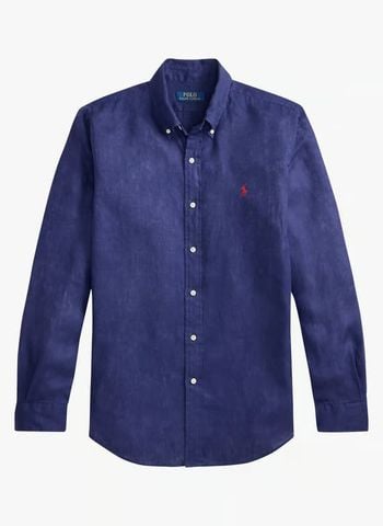 Ralph Lauren - Áo Sơ Mi Tay Dài Nam Custom Fit Linen Shirt