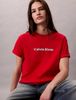 Calvin Klein - Áo phông thời trang nữ Embroidered Logo Graphic Classic T-Shirt