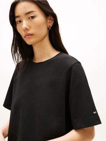 Tommy Hilfiger - Đầm Mini Nữ Gold-Tone Button Mini Shift Dress - 4