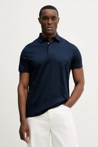 Tommy Hilfiger - Áo thun có cổ polo tay ngắn nam Hidden Placket Detail Regular Polo