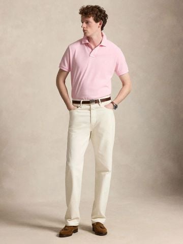 Ralph Lauren - Áo Thun Có Cổ Nam Slim Fit Mesh Polo Shirt