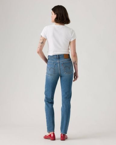 Levi's - Quần dài jean ống ôm nữ Wedgie Slim Jeans - Blue