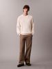 Calvin Klein - Áo len tay dài nam Allover Emblem Logo Relaxed Jumper