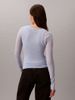 Calvin Klein - Áo Thun Tay Dài Nữ Wool Blend Feminine Double Layer