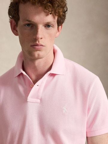 Ralph Lauren - Áo Thun Có Cổ Nam Slim Fit Mesh Polo Shirt