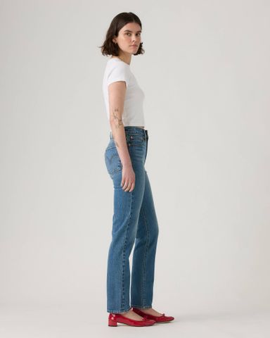 Levi's - Quần dài jean ống ôm nữ Wedgie Slim Jeans - Blue