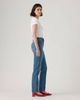 Levi's - Quần dài jean ống ôm nữ Wedgie Slim Jeans - Blue