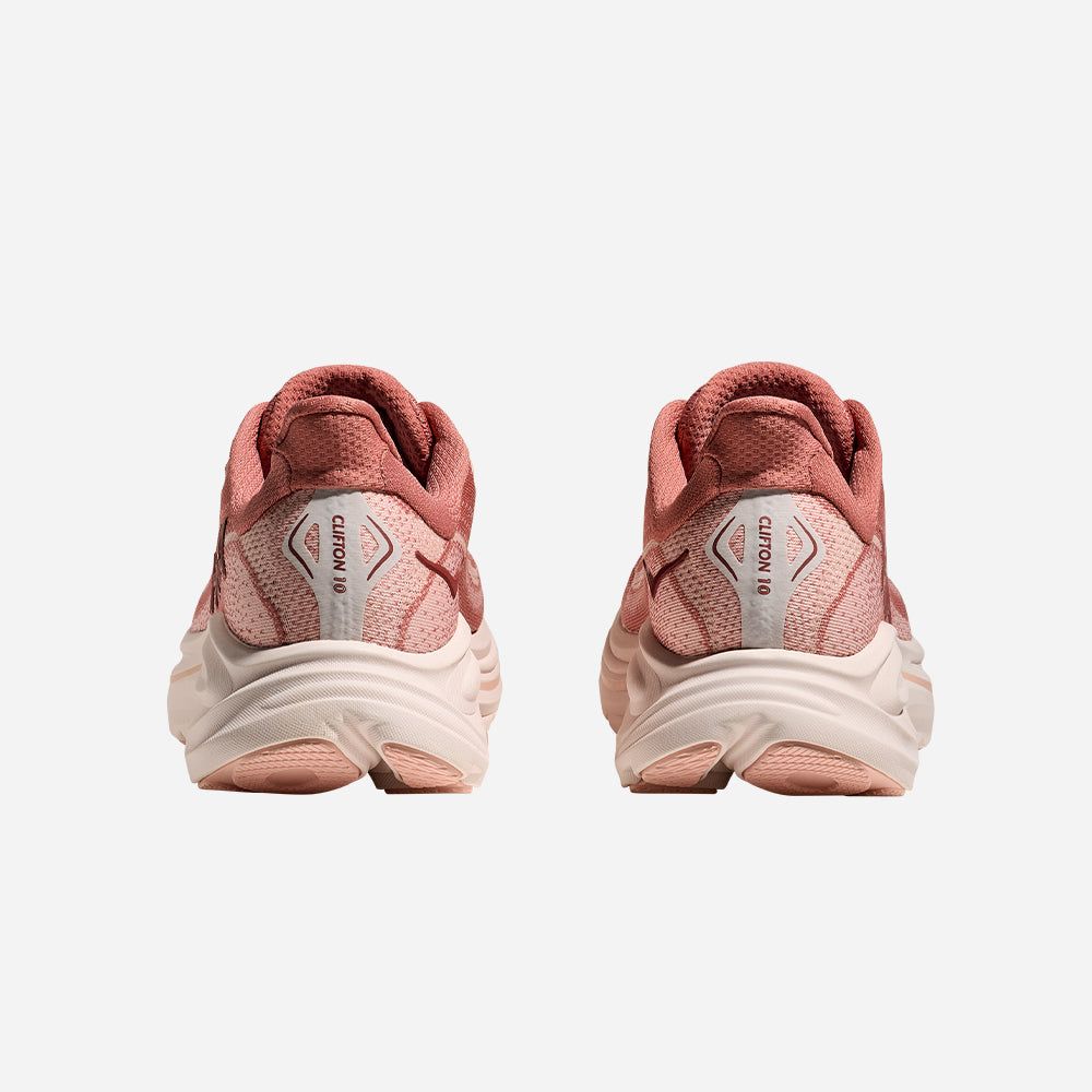 Hoka - Giày chạy bộ nữ Clifton 10 Wide Running Shoes