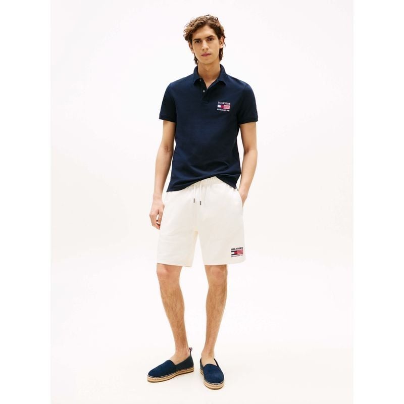 Tommy Hilfiger - Áo thun có cổ polo tay ngắn nam Hilfiger Flag Regular Polo