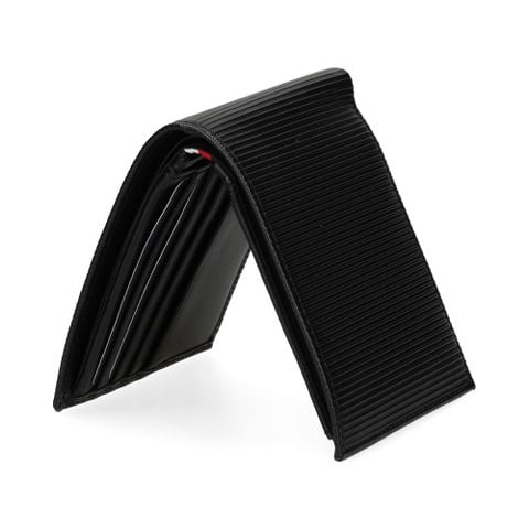 Tommy Hilfiger - Ví nam Hilfiger Flag Ribbed Leather Bifold Wallet