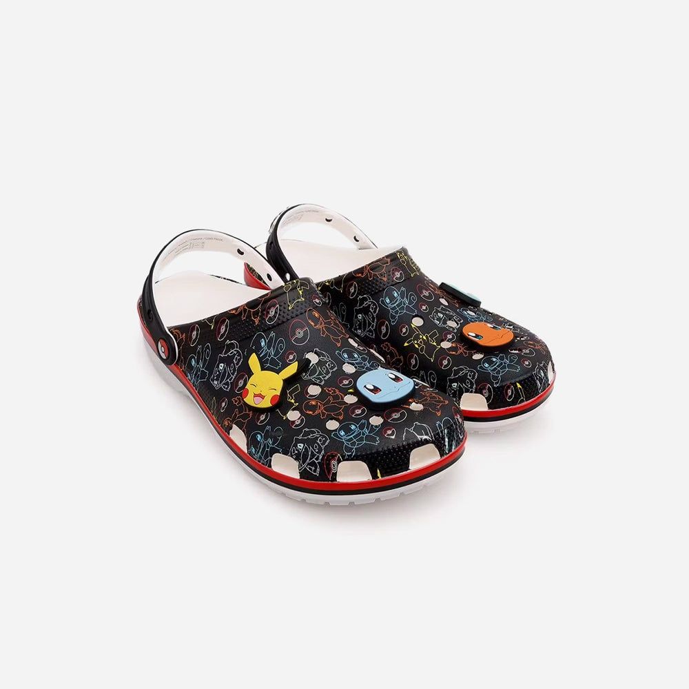 Crocs - Xăng đan trẻ em Pokemon Print Classic Clog Kid Multi Lifestyle