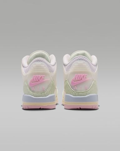 Nike - Giày Trẻ Em Thiếu Niên Air Jordan 3 Retro Sail and Jade Aura Big Kids' Shoes
