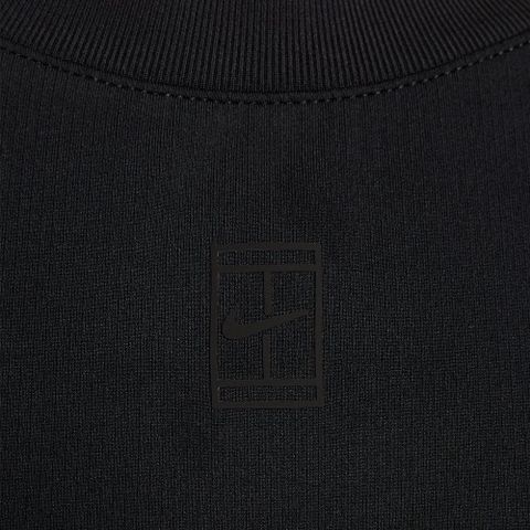 Nike - Áo thun tay ngắn quần vợt tennis Nữ Women's Court Advantage Dri-Fit Short-Sleeve Tennis T-Shirt - Black