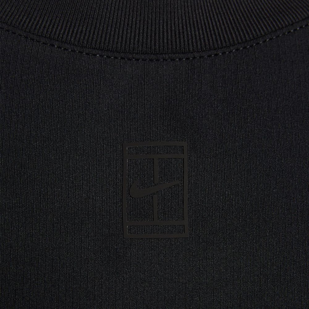 Nike - Áo thun tay ngắn quần vợt tennis Nữ Women's Court Advantage Dri-Fit Short-Sleeve Tennis T-Shirt - Black