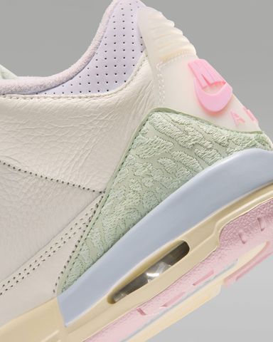 Nike - Giày Trẻ Em Thiếu Niên Air Jordan 3 Retro Sail and Jade Aura Big Kids' Shoes - 3