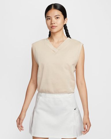 Nike - Áo ba lỗ thể thao gi lê Nữ Nike Women's V-Neck Golf Gilet