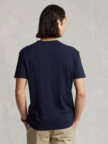 Ralph Lauren - Áo Thun Tay Ngắn Nam Custom Slim Fit Jersey Crewneck T-Shirt