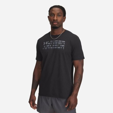 Under Armour - Áo thun thể thao nam Shaded Logo Short Sleeve T-Shirt