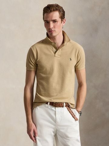 Ralph Lauren - Áo Thun Có Cổ Nam Slim Fit Mesh Polo Shirt