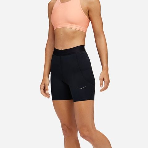 Hoka - Quần ngắn chạy bộ nữ Novafly 6'' Knit Short Running