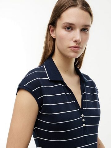 Tommy Hilfiger - Đầm Polo Nữ Pique Henley Midi Polo Dress - 2