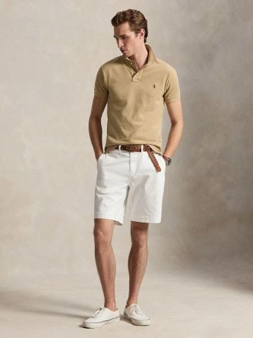 Ralph Lauren - Áo Thun Có Cổ Nam Slim Fit Mesh Polo Shirt