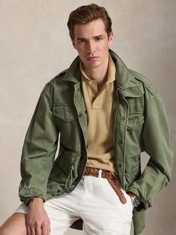 Ralph Lauren - Áo Thun Có Cổ Nam Slim Fit Mesh Polo Shirt