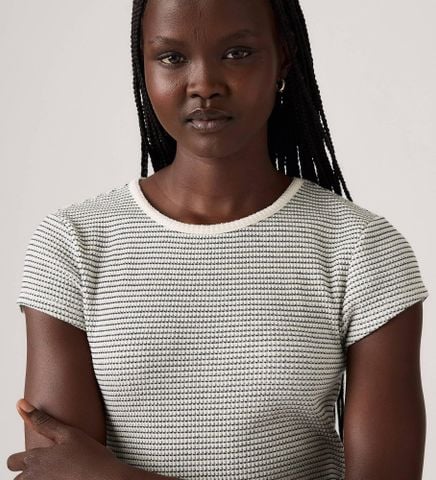 Levi's - Áo tay ngắn dệt kim nữ Dry Goods Waffle Cap-Sleeve Top
