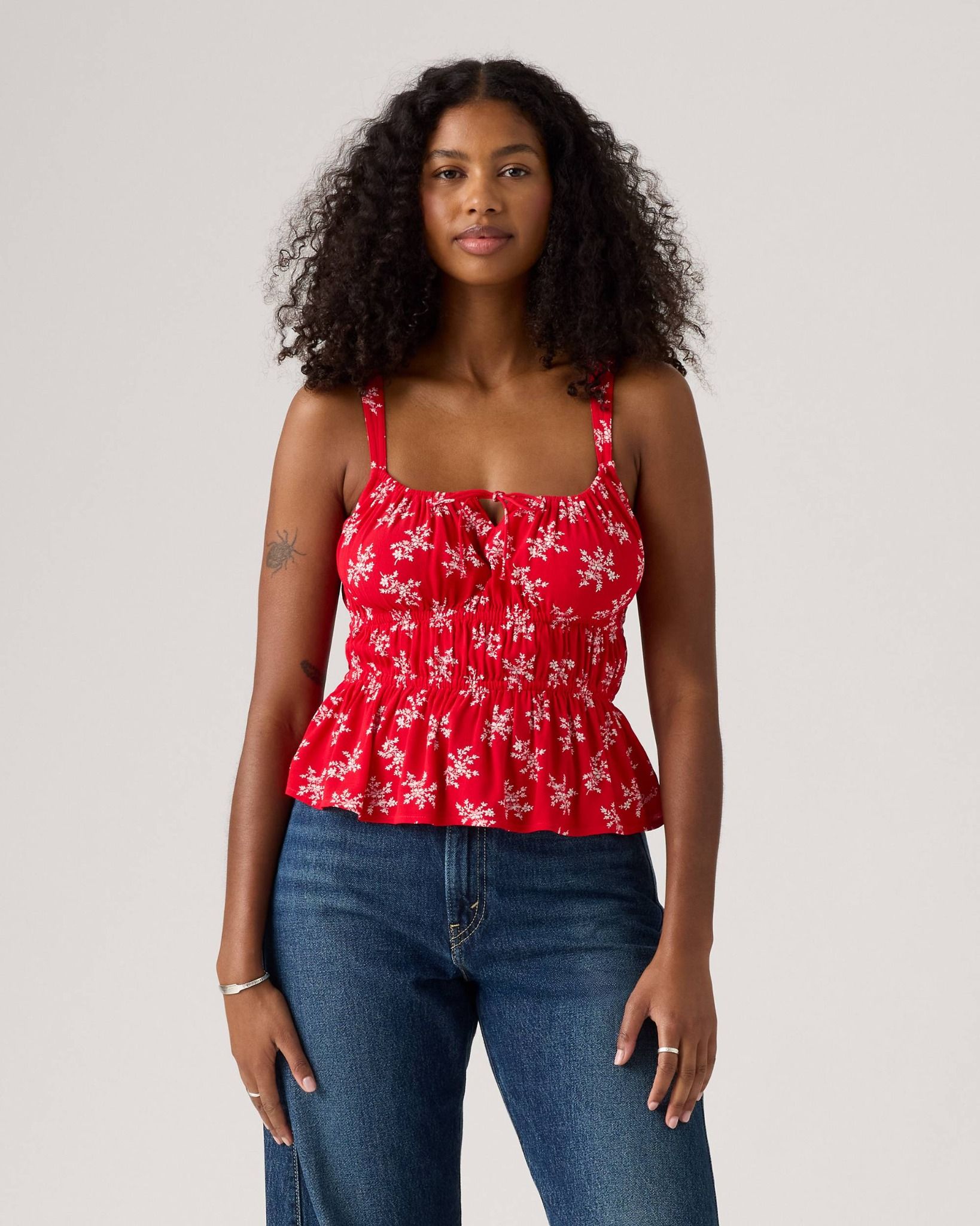 Levi's - Áo ba lỗ thời trang nữ Ambrey Blouse - Red