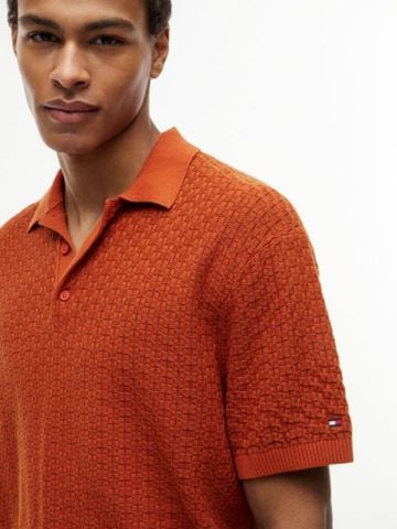 Tommy Hilfiger - Áo Thun Có Cổ Nam Relaxed Fit Washed Structured Polo Shirt