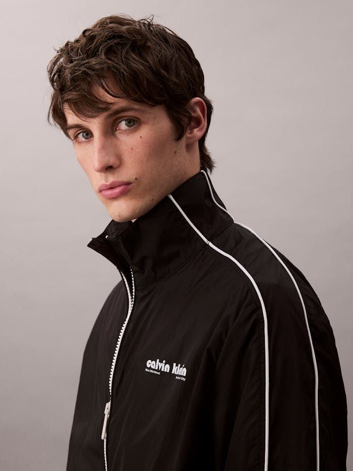 Calvin Klein - Áo khoác nam Crinkle Nylon Track Jacket