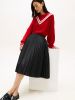 Tommy Hilfiger - Chân Váy Nữ Pleated Check Wool Blend Midi Skirt