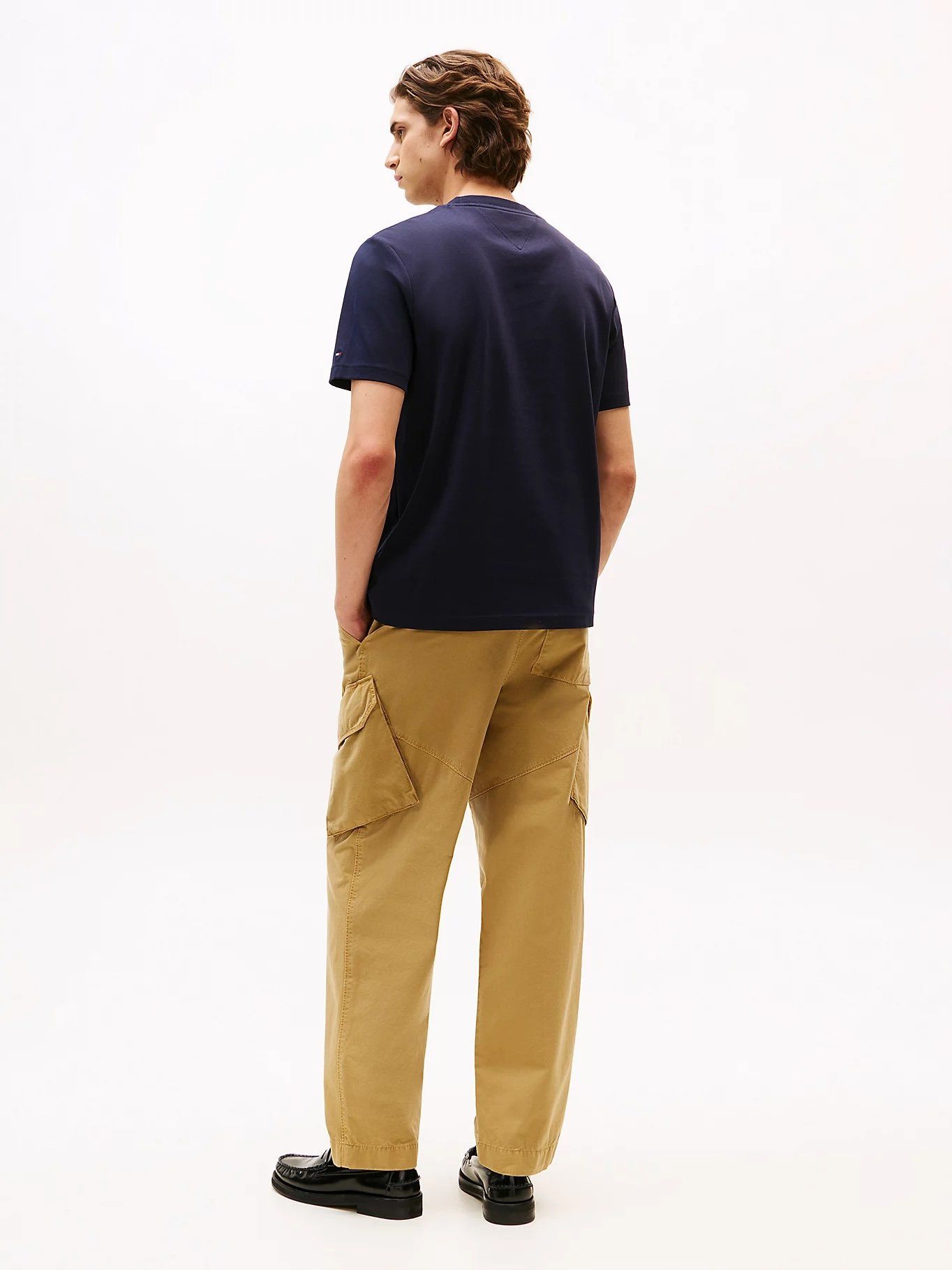 Tommy Hilfiger - Áo thun tay ngắn nam Logo Appliqué Interlock Knit T-Shirt