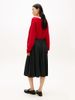 Tommy Hilfiger - Chân Váy Nữ Pleated Check Wool Blend Midi Skirt
