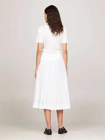 Tommy Hilfiger - Váy nữ Pleated Flared Midi Skirt - 2
