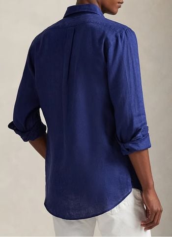 Ralph Lauren - Áo Sơ Mi Tay Dài Nam Custom Fit Linen Shirt