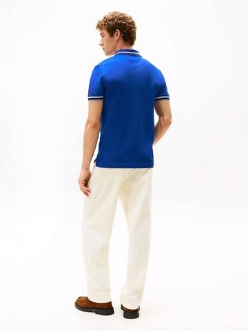 Tommy Hilfiger - Áo thun có cổ polo tay ngắn nam Cuff Interest Slim Fit Polo
