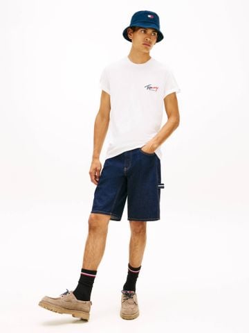 Tommy Hilfiger - Áo Thun Tay Ngắn Nam Slim Sign Chest Logo Shirt