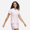 adidas - Áo thun có cổ đánh gôn Nữ Women's Adidas Go-To Jacquard Golf Polo - Pink
