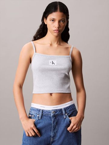 Calvin Klein - Áo ba lỗ nữ Cotton Stretch Rib Cami - 2