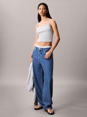 Calvin Klein - Áo ba lỗ nữ Cotton Stretch Rib Cami - 3