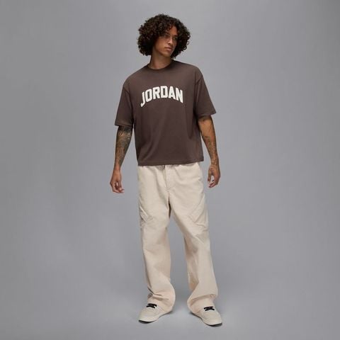 Nike - Áo phông tay ngắn thể thao Nam Men's Jordan Flt Essential Boxy Crew