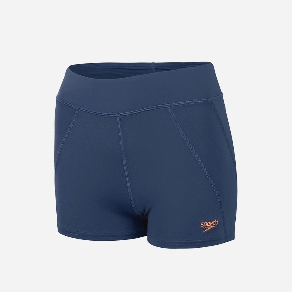 Speedo - Quần bơi chống nắng nữ Panel Printed Short Af Swimming