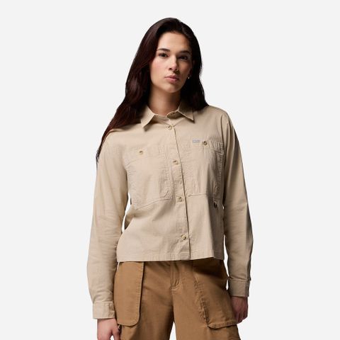 Columbia - Áo thun tay dài thể thao nữ Brea Falls™ Woven Outdoor