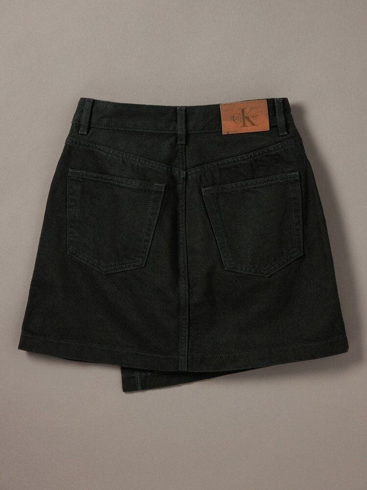 Calvin Klein - Váy nữ Denim Mini Wrap Skirt Soft