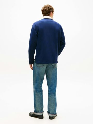 Tommy Hilfiger - Áo Sweatshirt Nam Flag Logo Relaxed Rugby Shirt - 3