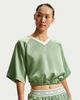 Nike - Áo Tay Ngắn Thể Thao Nữ Sportswear Women's Oversized Satin Top