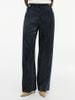 Tommy Hilfiger - Quần Vải Nữ Pinstripe Gold-Tone Button Wide Leg Trousers With Linen