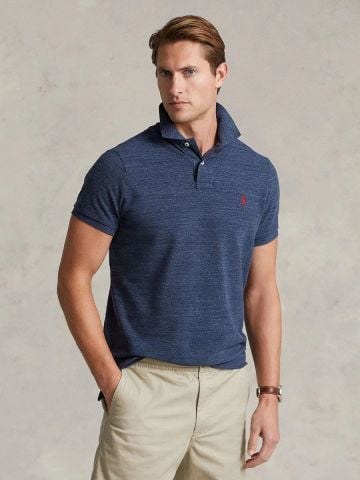 Ralph Lauren - Áo Thun Có Cổ Nam Slim Fit Mesh Polo Shirt